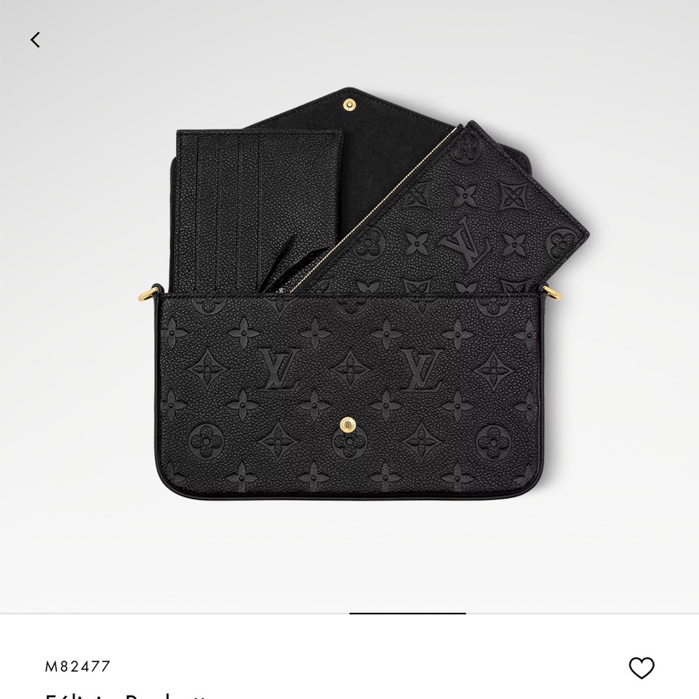Louis Vuitton Black Monogram Crossbody